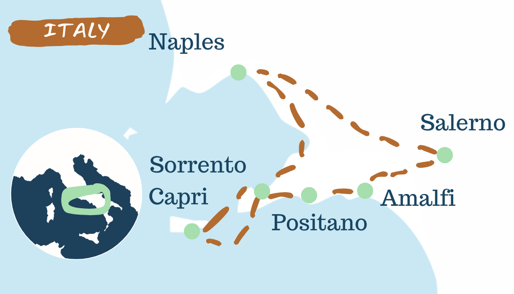 Amalfi-map